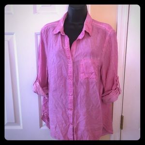 Derek Heart Pink button down shirt
